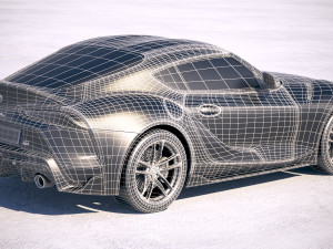 Toyota Supra 2020 3Dモデル