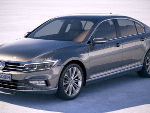 Volkswagen Passat 2020 3D Model