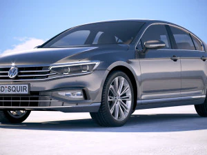 Volkswagen Passat 2020 3D Model