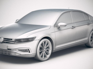Volkswagen Passat 2020 3Dモデル