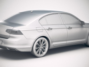 Volkswagen Passat 2020 3Dモデル