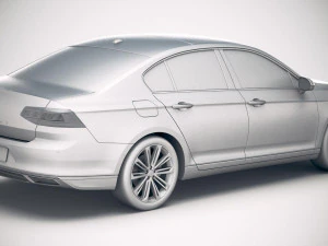Volkswagen Passat 2020 3D Model