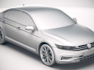 Volkswagen Passat 2020 3Dモデル