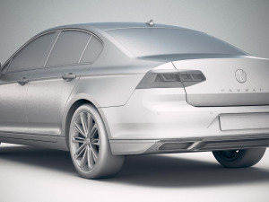 Volkswagen Passat 2020 3Dモデル