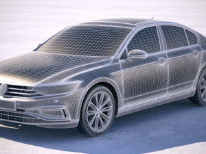 Volkswagen Passat 2020 3D Model