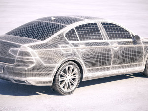 Volkswagen Passat 2020 3Dモデル