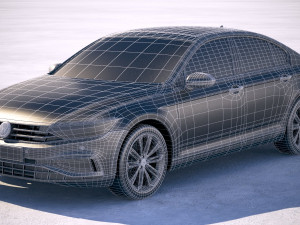 Volkswagen Passat 2020 3Dモデル