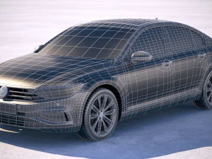 Volkswagen Passat 2020 3D Model