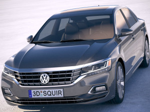 Volkswagen Passat 2020 US 3D-Modell