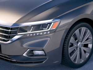 Volkswagen Passat 2020 US 3D-Modell