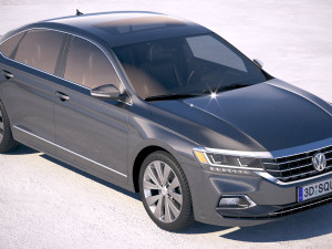 Volkswagen Passat 2020 US 3D-Modell