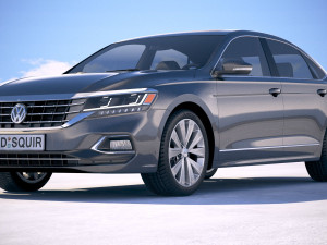 Volkswagen Passat 2020 US 3D-Modell