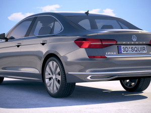 Volkswagen Passat 2020 US 3D-Modell