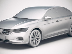 Volkswagen Passat 2020 US 3D-Modell
