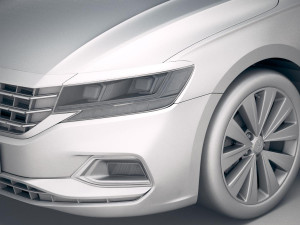 Volkswagen Passat 2020 US 3D-Modell