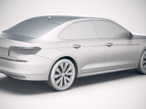 Volkswagen Passat 2020 US 3D-Modell