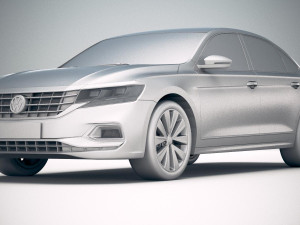 Volkswagen Passat 2020 US 3D-Modell