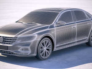 Volkswagen Passat 2020 US 3D-Modell