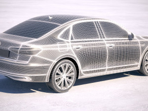Volkswagen Passat 2020 US 3D-Modell