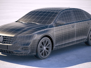 Volkswagen Passat 2020 US 3D-Modell