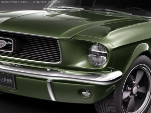 Mustang 1967 Bullit Modello 3D