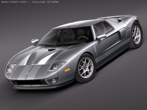 GT40 midpoly 3D Model