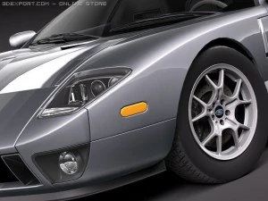 GT40 midpoly 3D Model