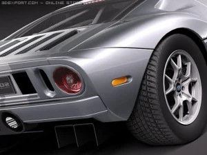 GT40 midpoly 3D Model
