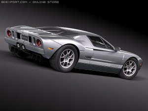 GT40 midpoly 3D-Modell