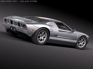 GT40 midpoly 3D Model