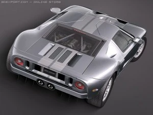 GT40 midpoly 3D Model