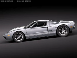 GT40 midpoly 3D Model