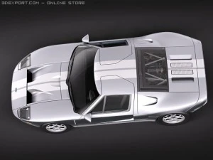 GT40 midpoly 3D Model