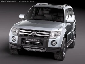Mitsubishi Pajero 2010 3D Model