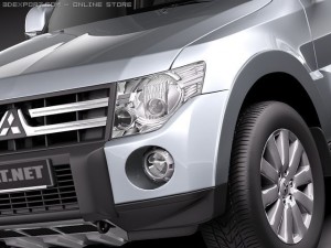 Mitsubishi Pajero 2010 3D 모델