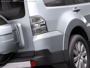 Mitsubishi Pajero 2010 3D Model