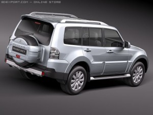 Mitsubishi Pajero 2010 3D 모델