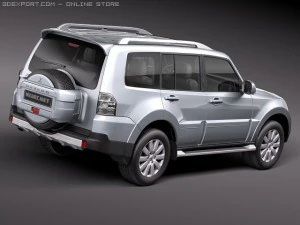 Mitsubishi Pajero 2010 3D Model