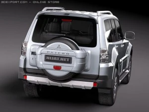 Mitsubishi Pajero 2010 3D Model