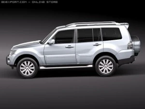 Mitsubishi Pajero 2010 3D Model