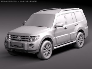 Mitsubishi Pajero 2010 3D 모델