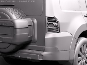 Mitsubishi Pajero 2010 3D 모델