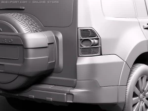 Mitsubishi Pajero 2010 3D Model