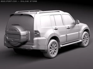 Mitsubishi Pajero 2010 3D Model