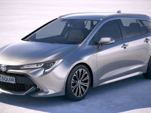 Toyota Corolla Touring Sports 2019 3D Model