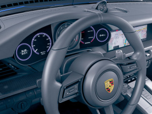 Porsche 911 Carrera 4S Cabrio 2019 3D मॉडल