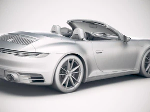 Porsche 911 Carrera 4S Cabrio 2019 3D Model