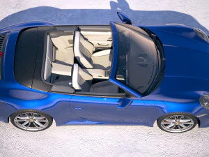 Porsche 911 Carrera 4S Cabrio 2019 3D Model