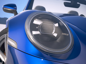 Porsche 911 Carrera 4S Cabrio 2019 3D मॉडल