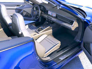 Porsche 911 Carrera 4S Cabrio 2019 3D मॉडल